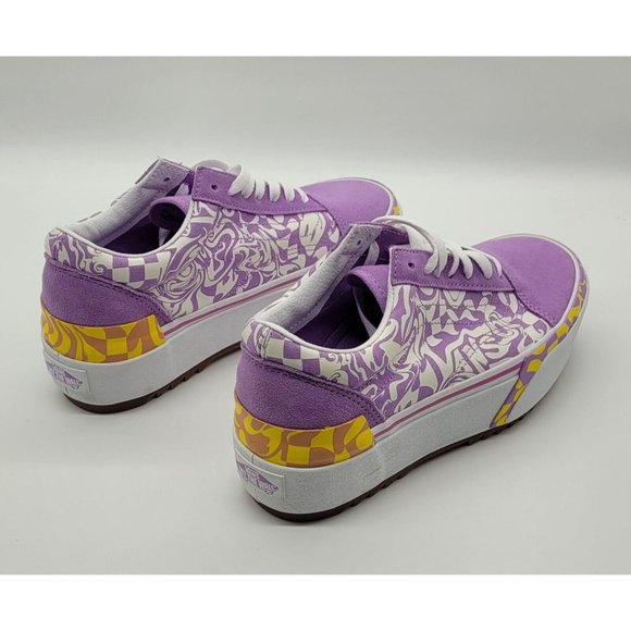 VANS Old Skool Stacked Sneakers 'Wavy Daze' - Picture 4 of 8